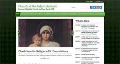 Desktop Screenshot of infantsaviour.org